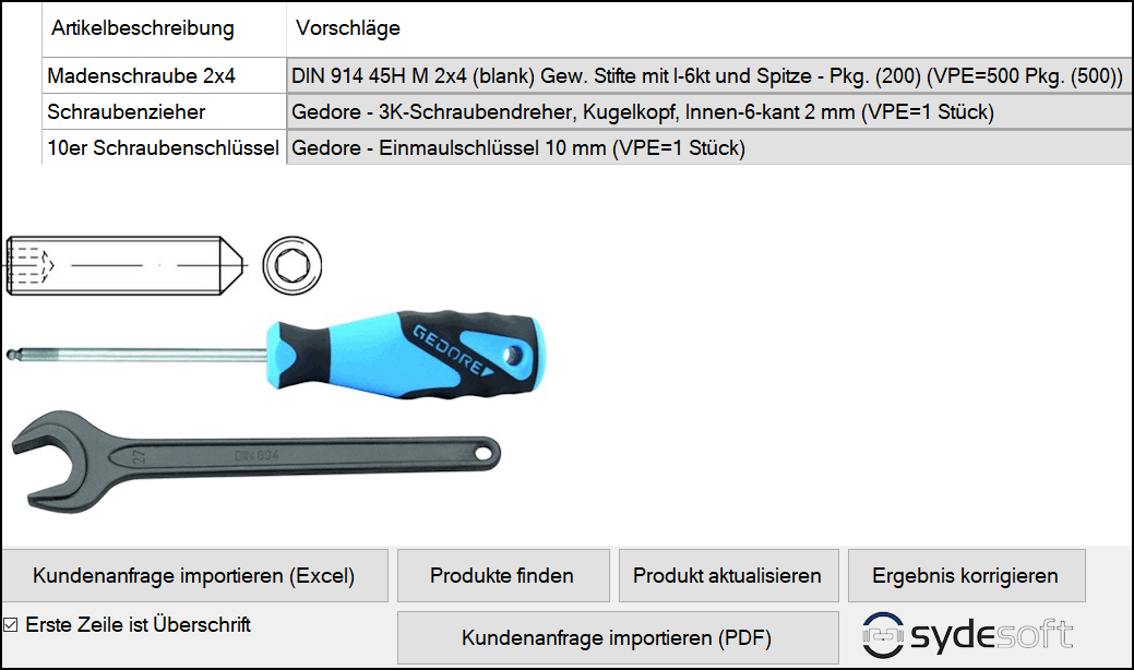 KI-Tool Sydesoft